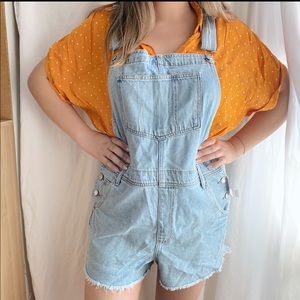 AE Boyfriend Denim Overalls
